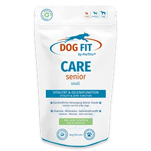 DOG FIT by PreThis CARE senior Aufbau und Vitamine für alte Hunde
