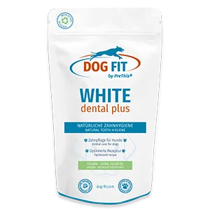 DOG FIT by PreThis WHITE dental zur Unterstützung der Zahngesundheit von Hunden