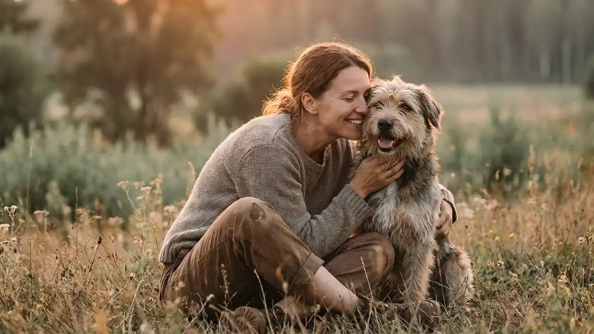 Hund mit guter Verdauung